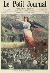Whilst the Parliament is in Turmoil, the Enemies of France Ready Themselves, from the Front Page of the Illustrated Supplement of 